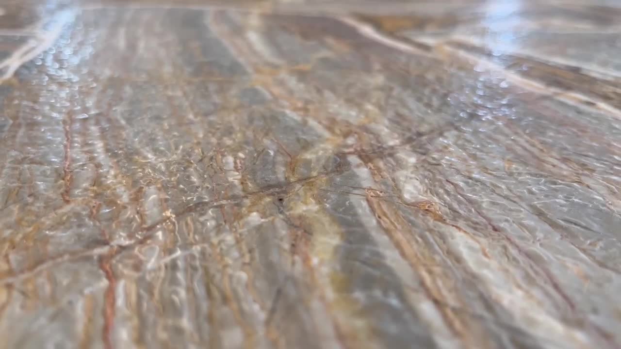 Gold Fusion Polished Marble Wall Tiles For Hotel