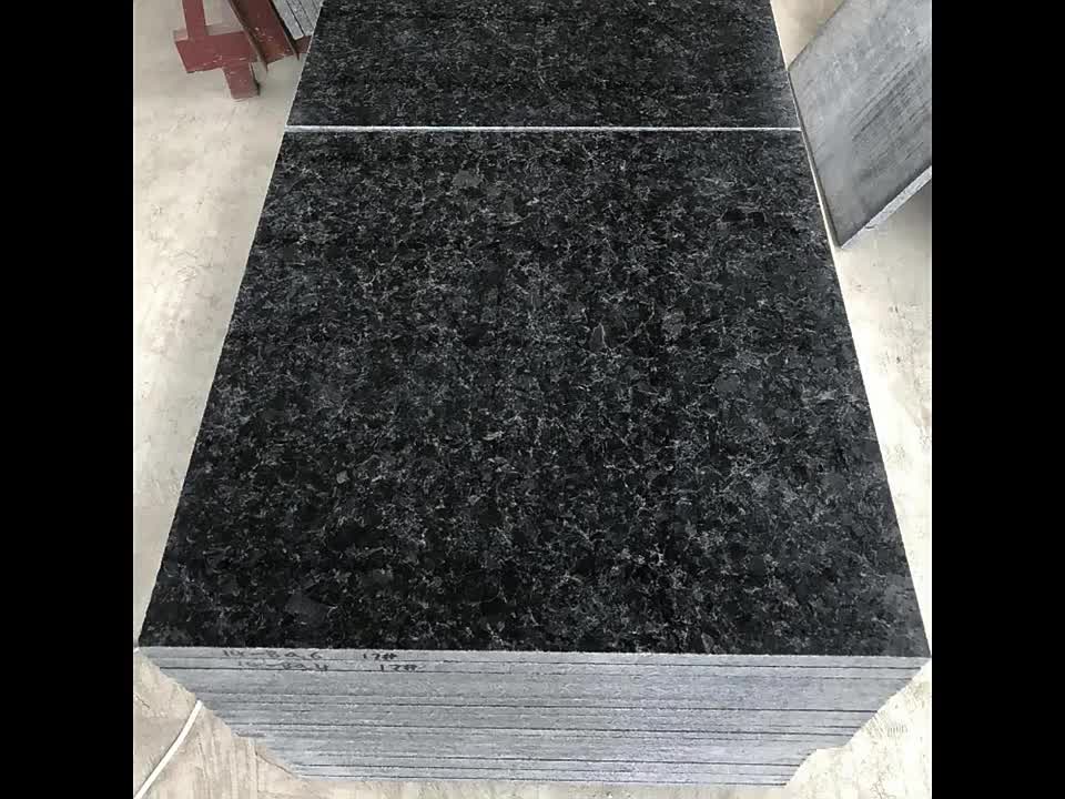 Best Selling Angola Black Granite Natural Stone Slabs