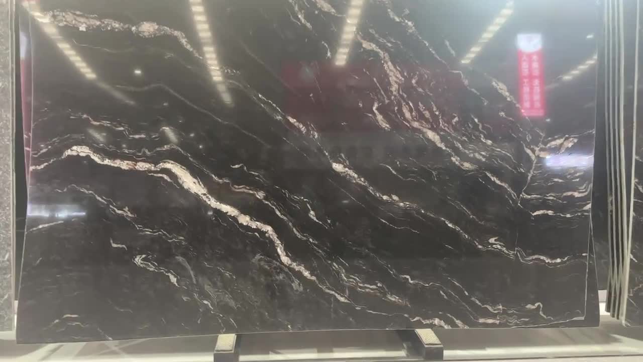 Custom Cosmic Gold Granite Slabs