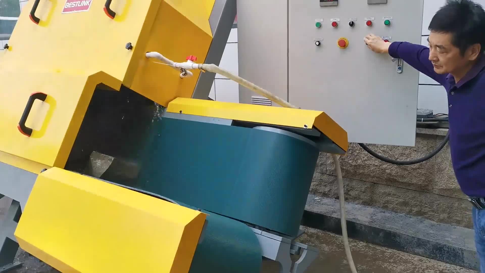 Bestlink Right Angle (Section) Strip Cutting, Edge Trimming Machine