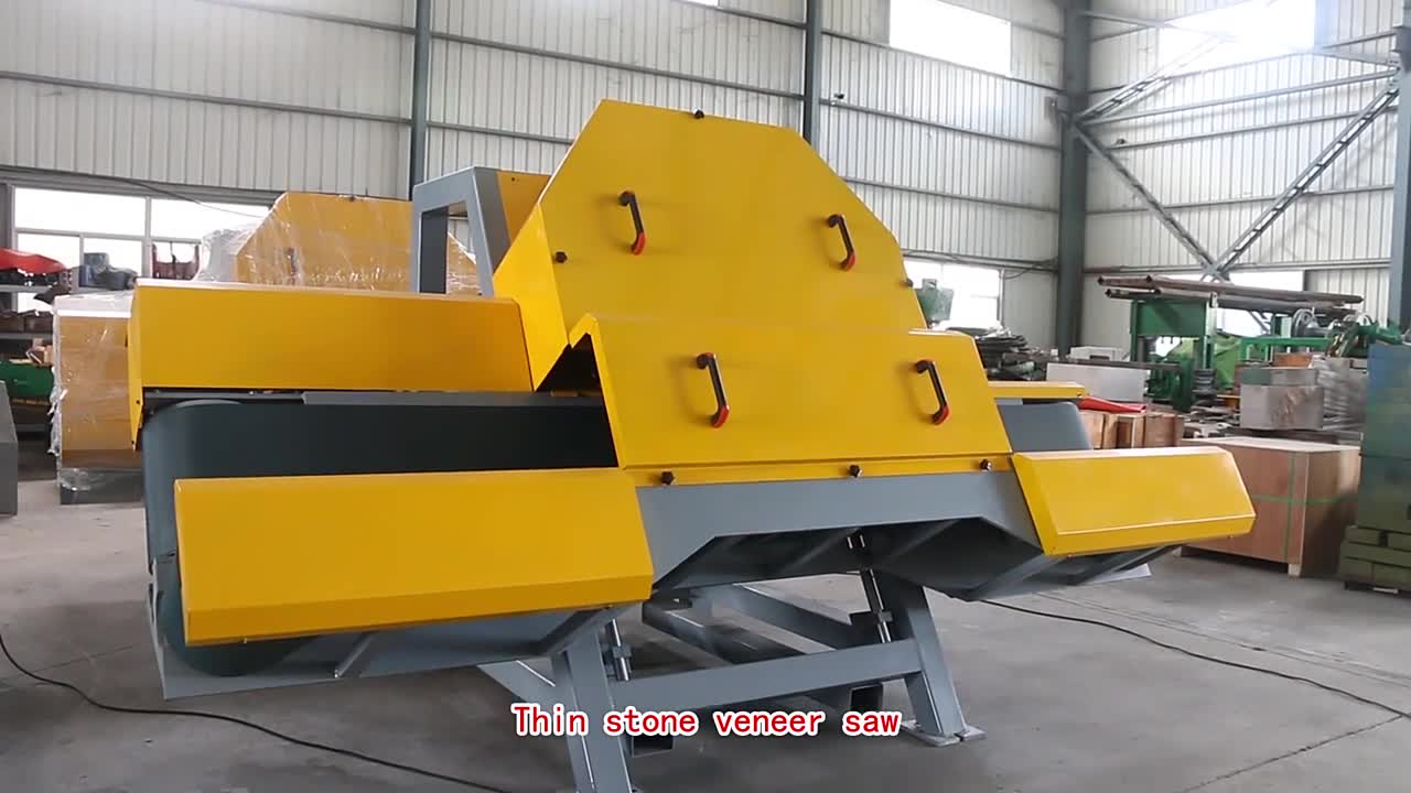 Thin Veneer Saw Stone Wall Veneer Saw Corner Cutting Machine