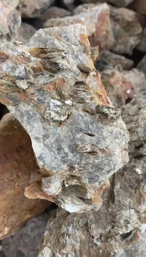 Mica Infused Feldspar Bianco White Lumps Boulders, Quartz Boulders