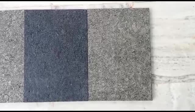 R Black Granite Tiles