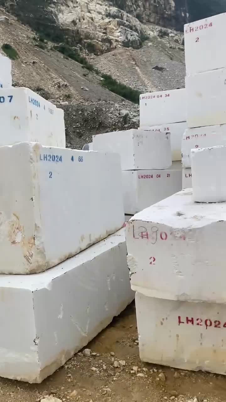 Vietnam White Marble Block Cheap Price From Quarry Owner