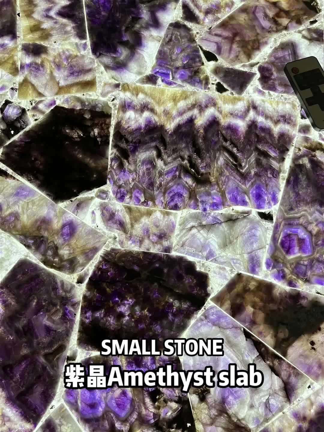 Amethyst Semiprecious Stone Tiles