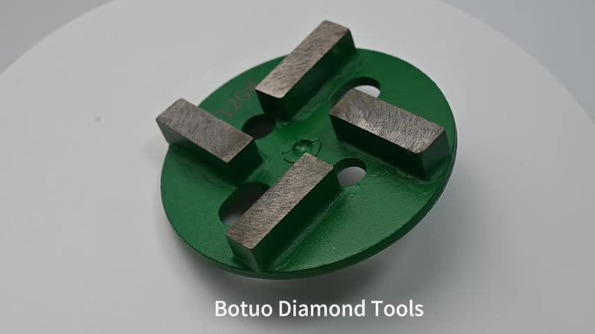 BTS-08 Trapezoid Diamond Grinding Plate Segments Metal Pad