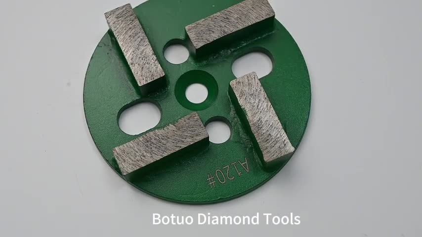 BTS-15 Wet Grinding Concrete Grinder Diamond Disc Pads