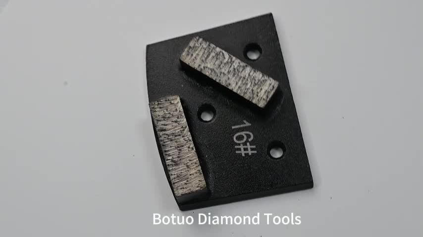 BTS-21 Trapezoid Diamond Polishing Pads For Stone Polishing