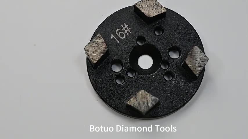 BTS-32 Diamond 4 Teeth Grinding Cup Wheel For Concrete Stone