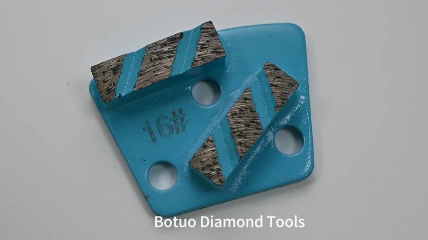 BTS-52 Metal Bond Coat Segment Blade Trapezoid Diamond Tool