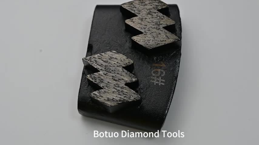 BTS24 Diamond Grinding Block Diamond Shoes For Concrete