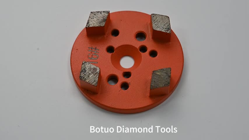 BTS28 Diamond Grinding Plate Diamond Segment Grinding Pads