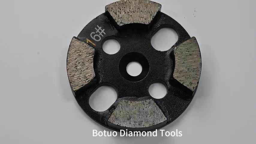 BTS31 Round Diamond Grinding Wheel Abrasive Plate For Floor