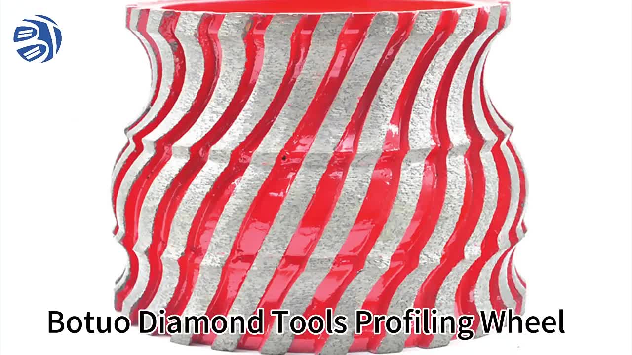 CNC Stone Edging Diamond Profiling Wheels