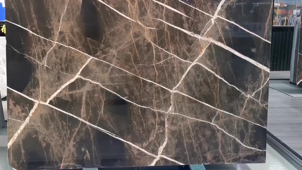 Brown Turkey Bronze Fantasy Marble Slabs For Wall And Floor