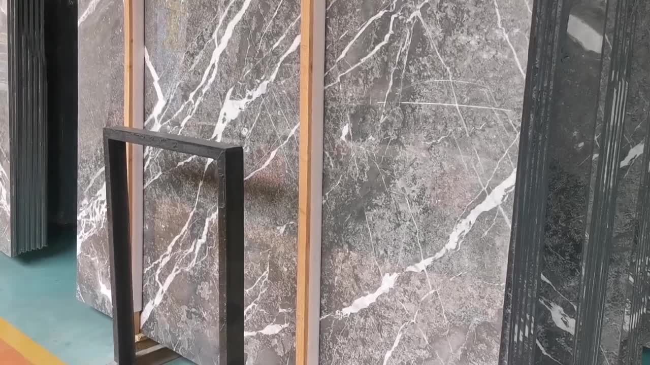 Cheap Polished Fantasy Grey Marble Slabs For Project