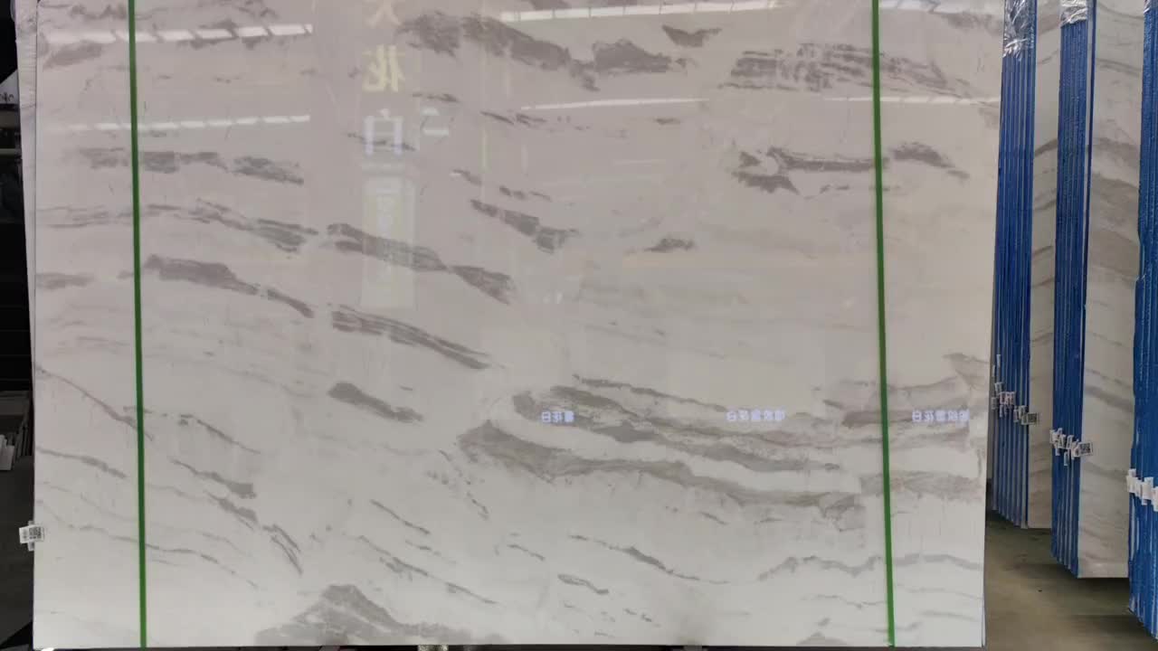Cheap Star White Marble Slabs With Grey Veins