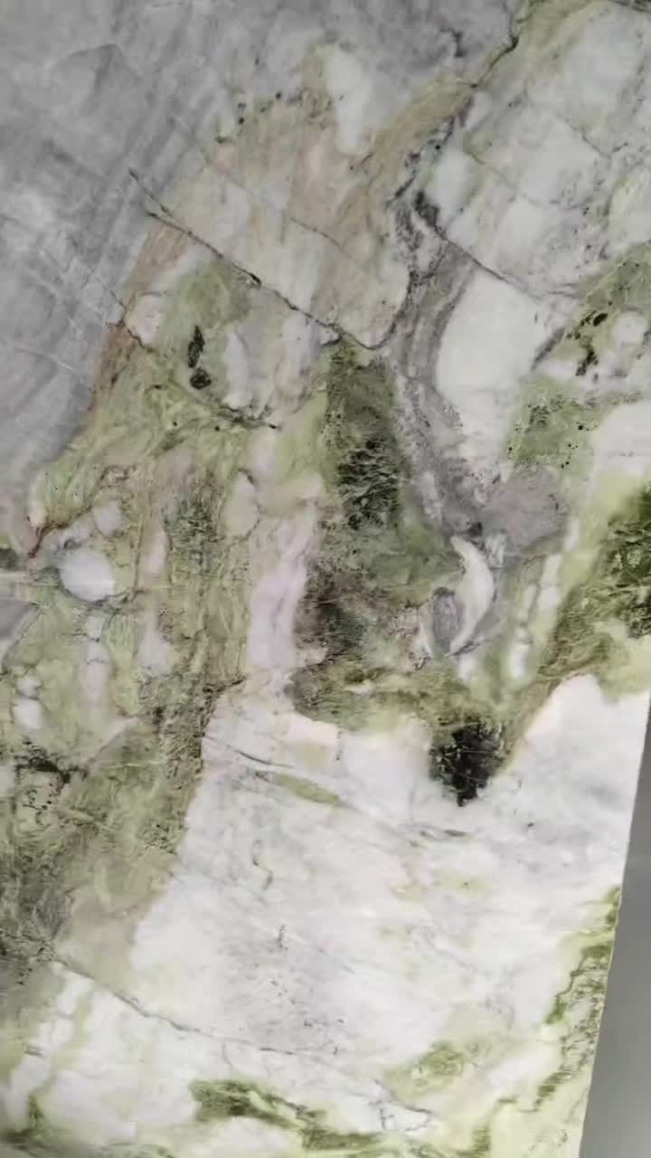 China Ice Green Cold Jade Marble Slabs For Floor And Wall