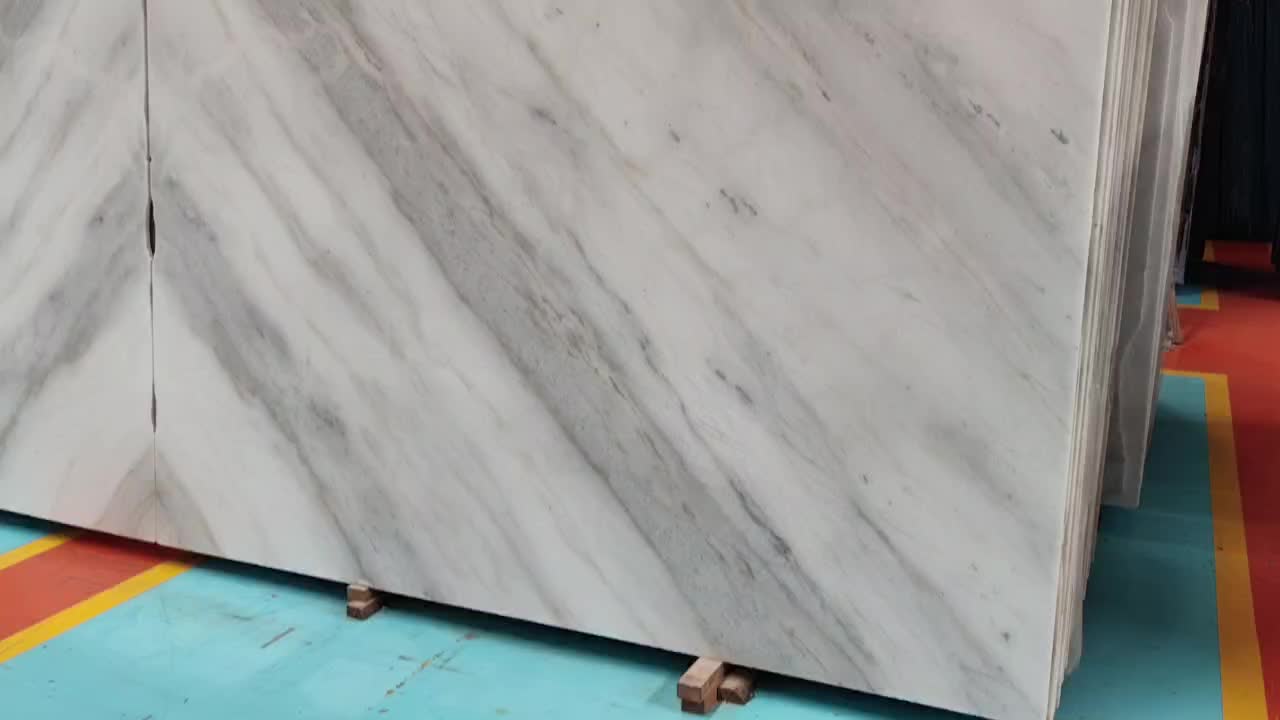 Guangxi Kwong Sal White Marble Slabs For Wall And Floor