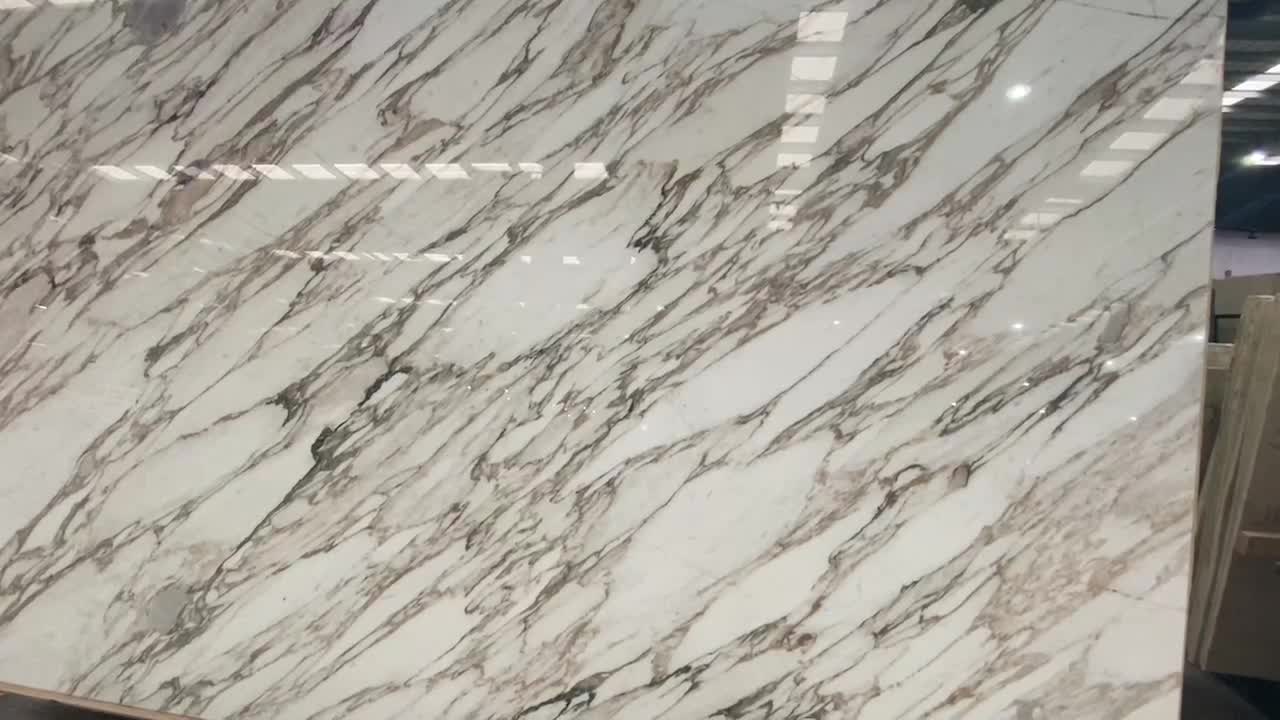 Italian White Calacatta Oro Extra Vagli Marble Slabs
