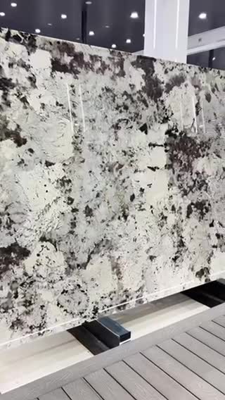 Backlit Exotic Granite Slabs Alaska Blue Granite