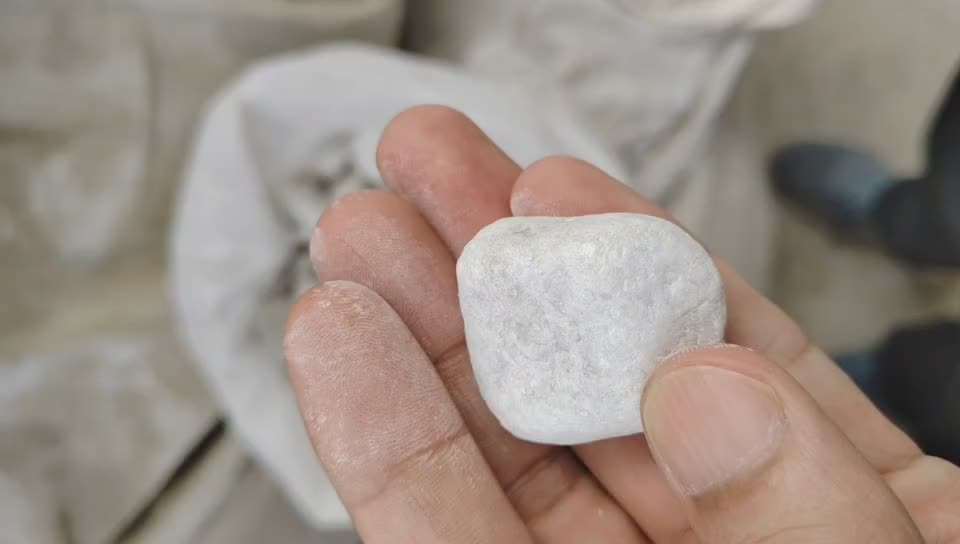 White Tumbled Pebble Stone