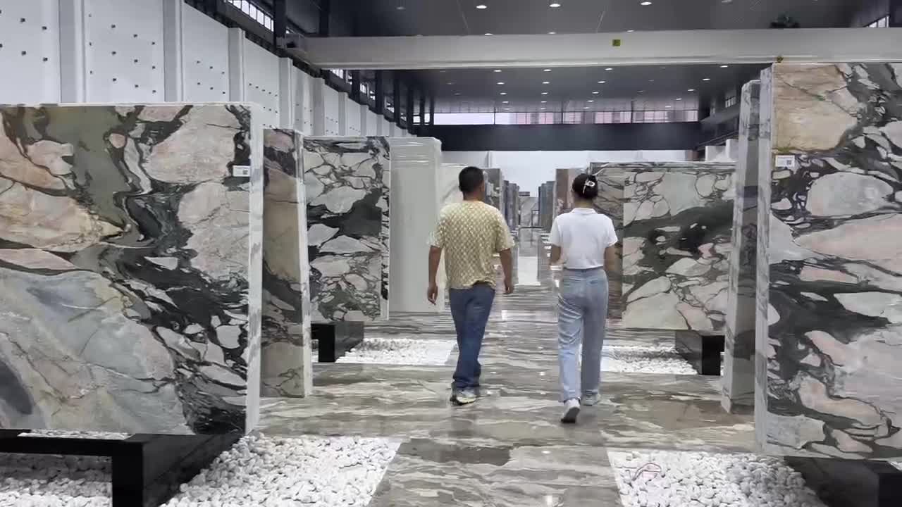 Vietnam Bulgari Pink Natural Marble Stone Slabs Floor Tiles