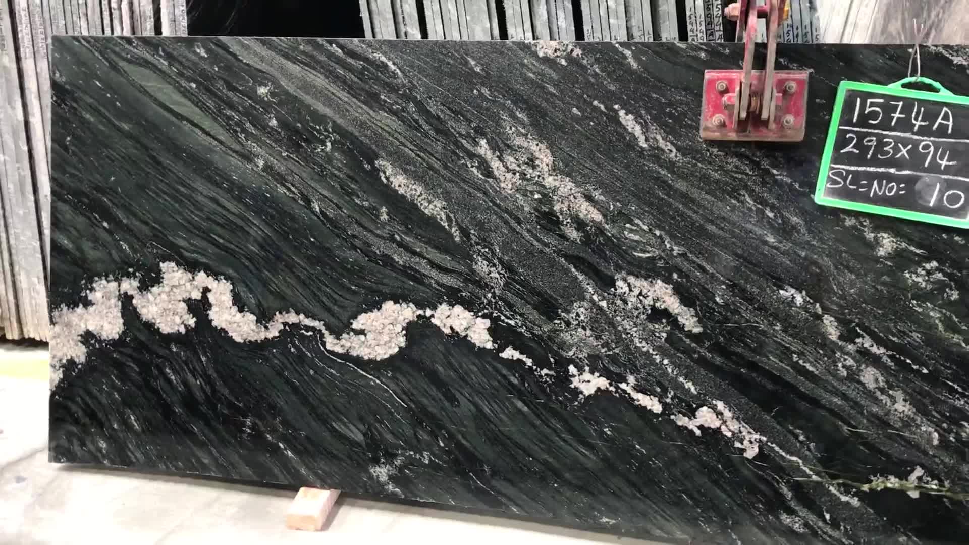 Olive Green Granite Cutter Slabs