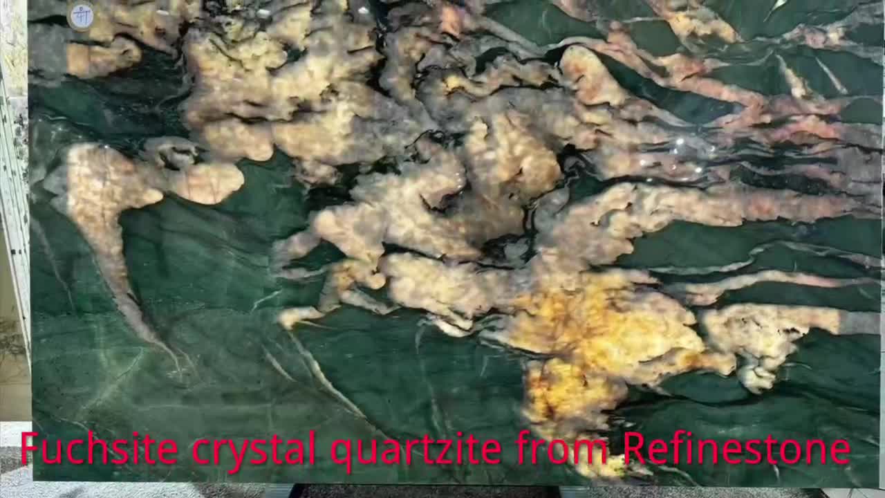 Brazilian Fuchsite Crystal Green  Quartzite Wall Tiles