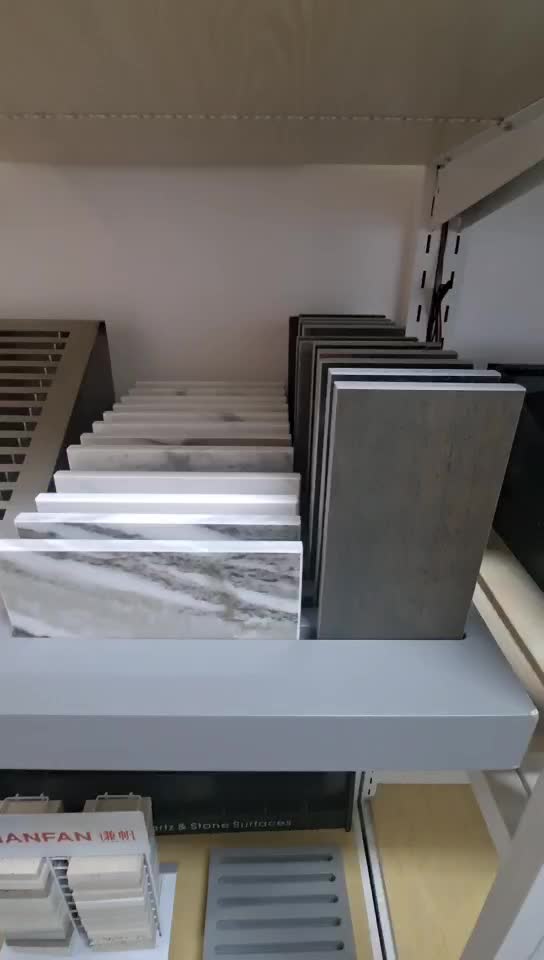 Custom Ceramic Horizon Slide Showroom Display Rack