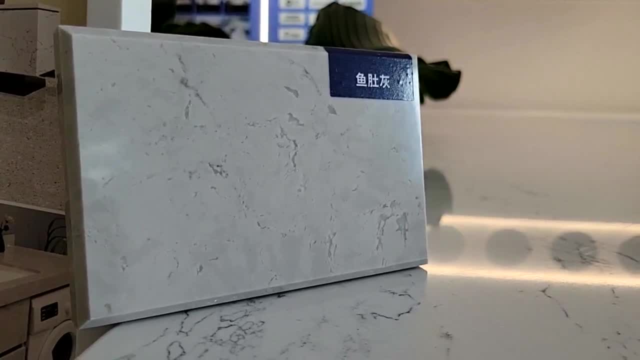 Grey Enginieered Stone Slabs  Engineered Stone