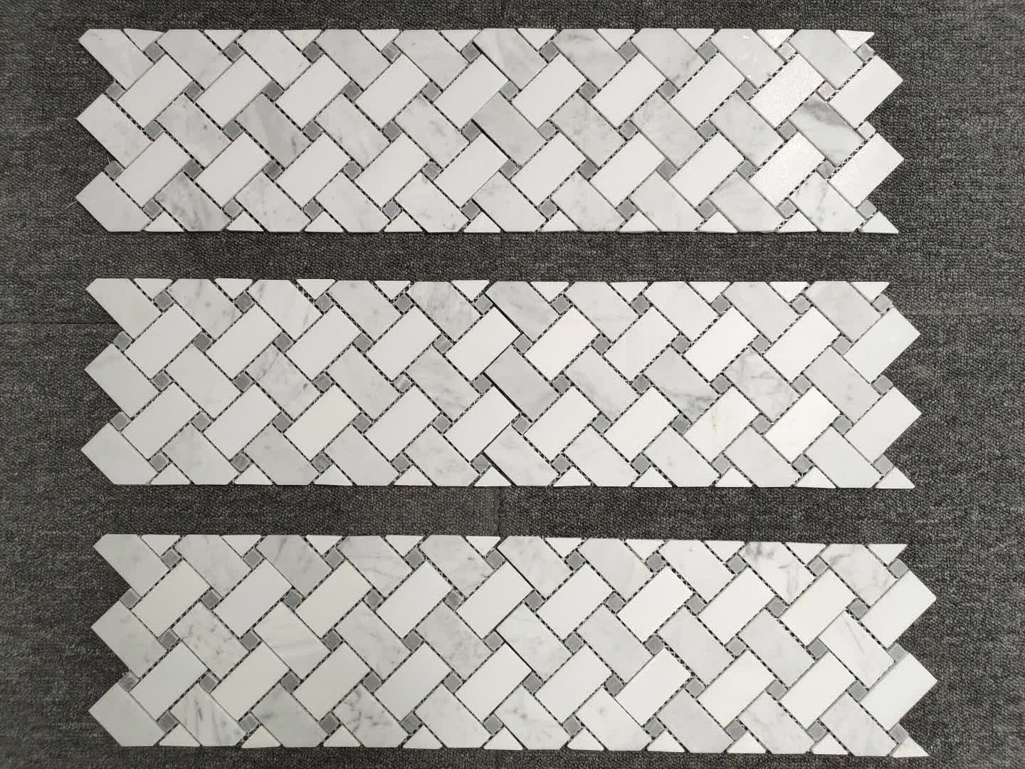 Basket Weave Mosaic Borders