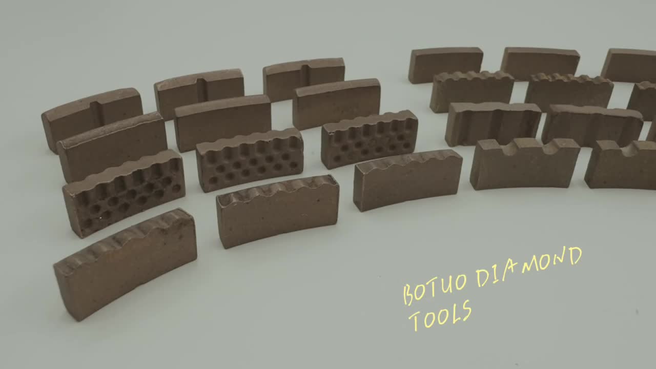 Drill Bit Diamond Roof Turbo Segment For Concrete