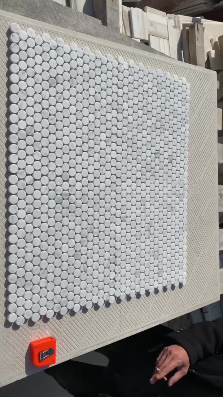 Classic Marble Backsplash Hexagon Mosaic Tiles For Wall