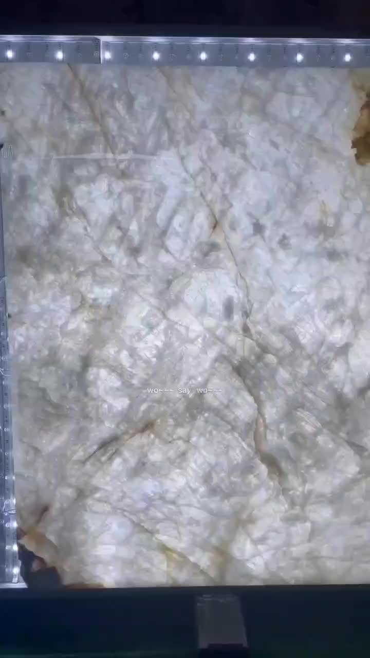Crytal Albino White Quartzite Slabs For Wall
