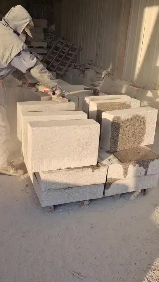 Sesame Ash Gray Granite Garden Edging Kerbs