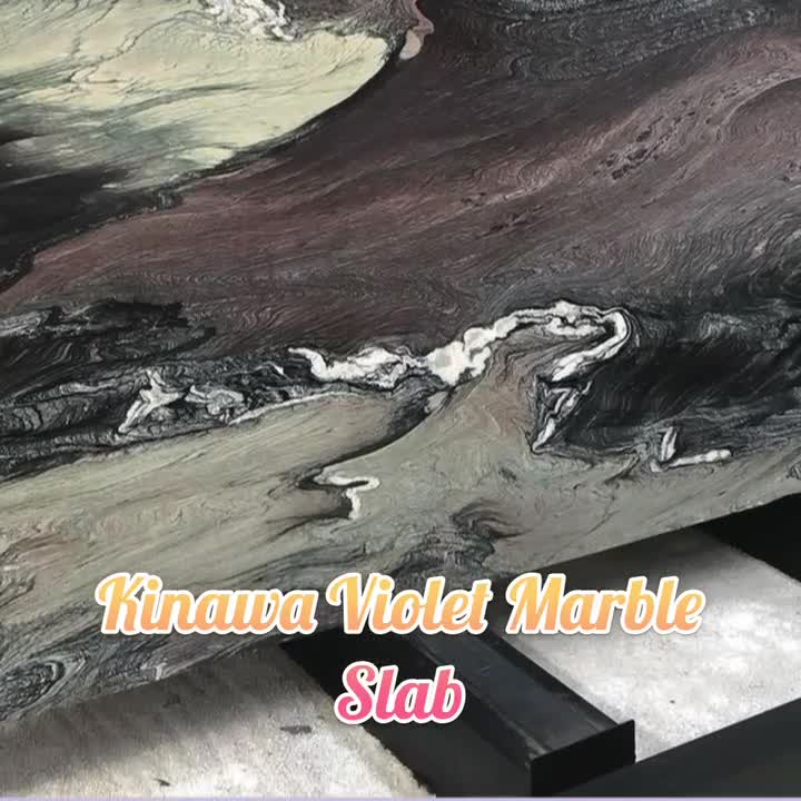 Cipollino Ondulato Kinawa Violet Marble Slab Wall Tiles