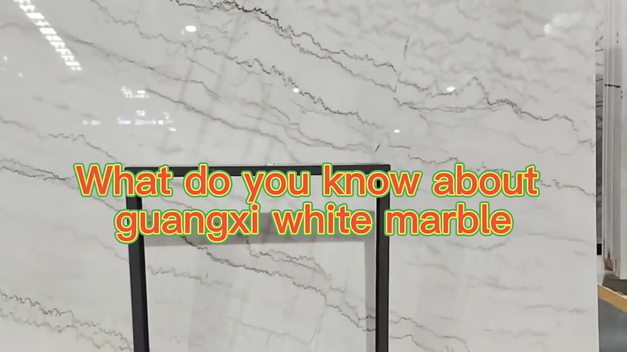 Natural Guangxi White Marble Slabs
