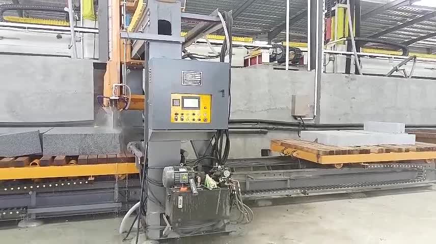 Kerb Stone Edge Cutting Machine With Double Trolley