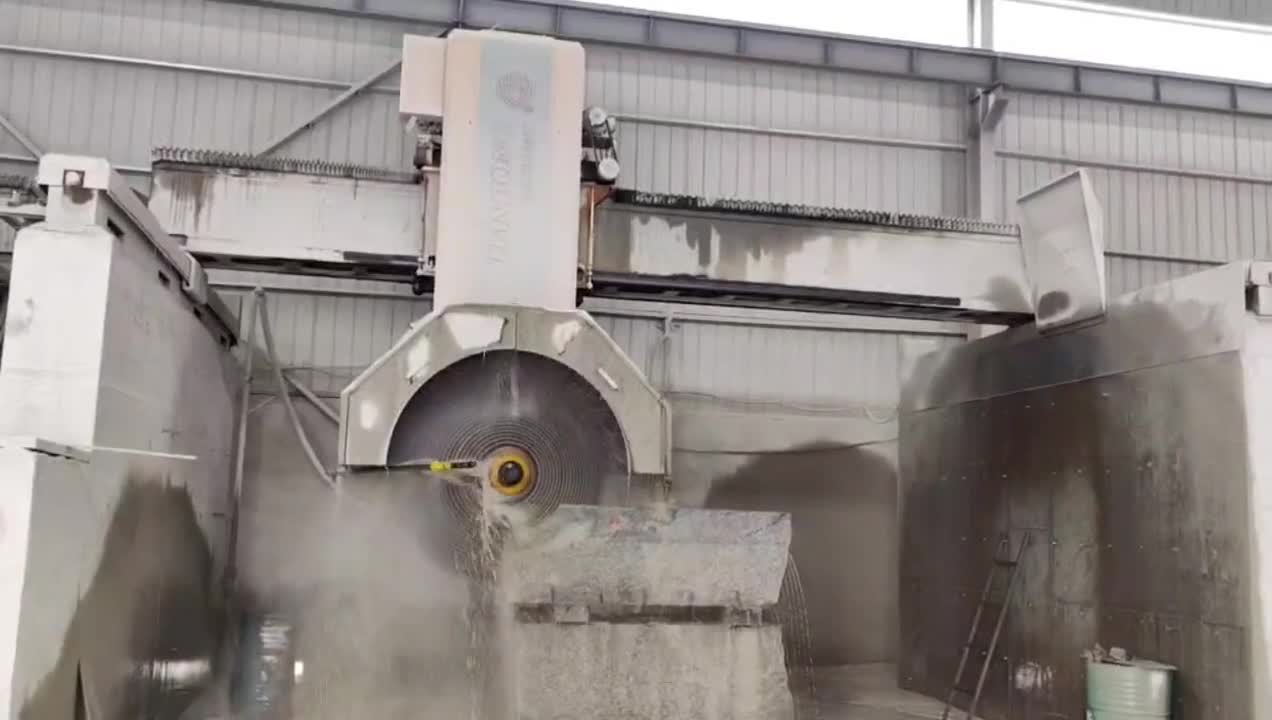 Multi Blade Block Cutting Machine Granite Stone Block Cutter