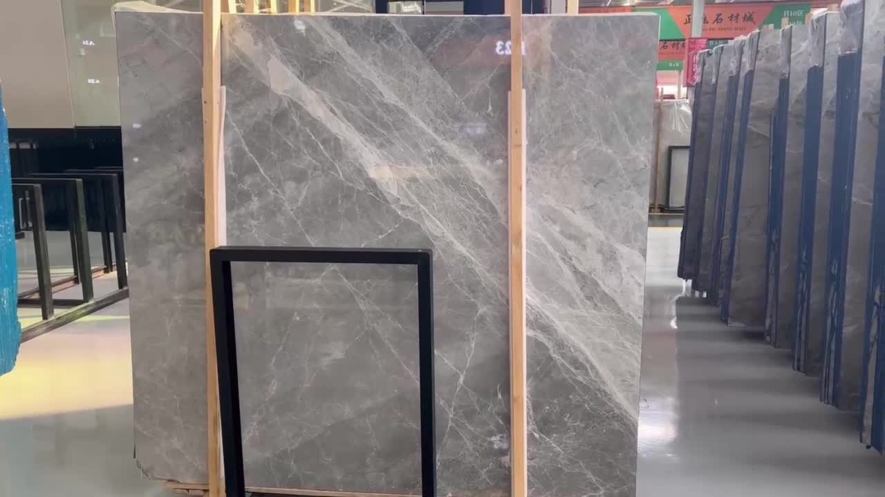 Factory Price Cloudy Gray Marble Floor Tiles