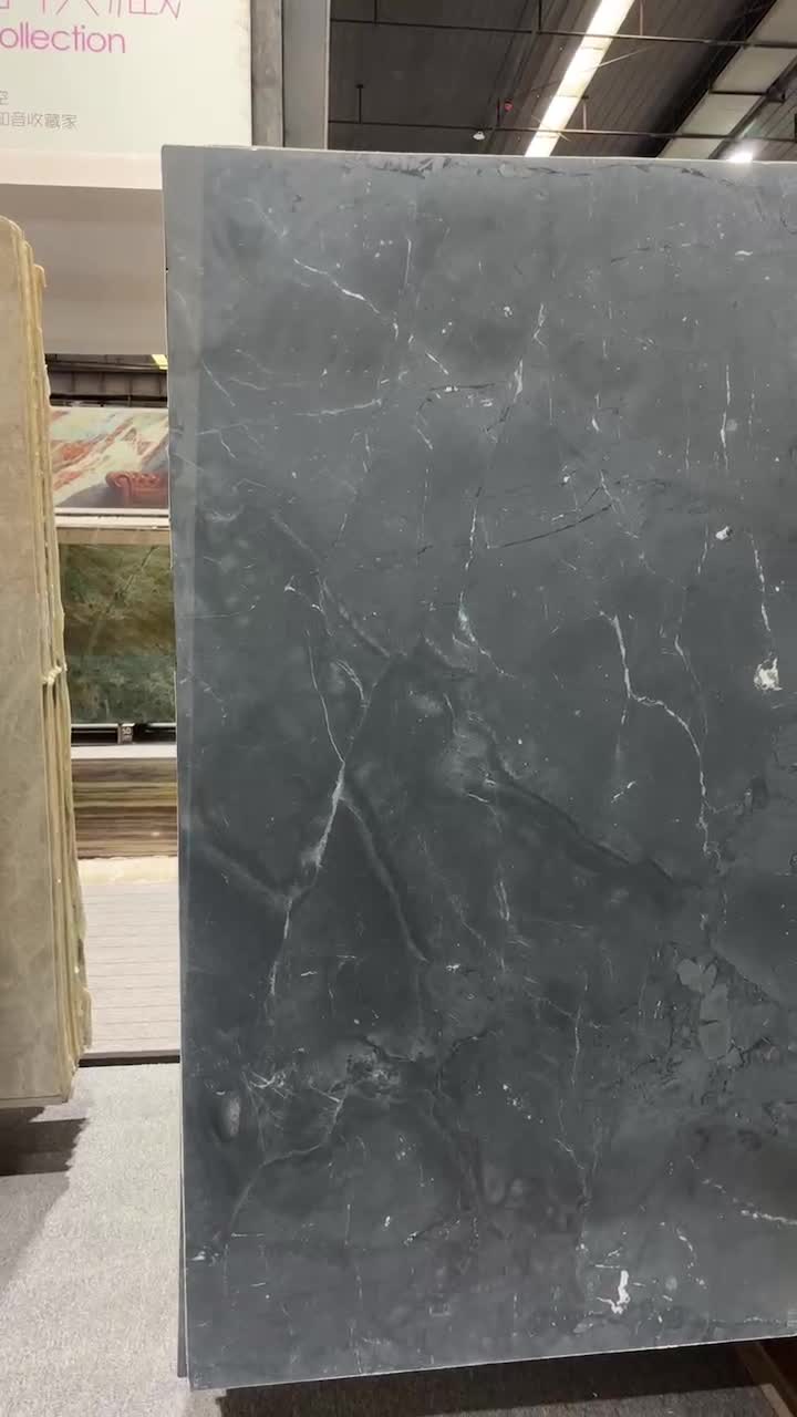Black Diamond Quartzite Slabs Polished Surface