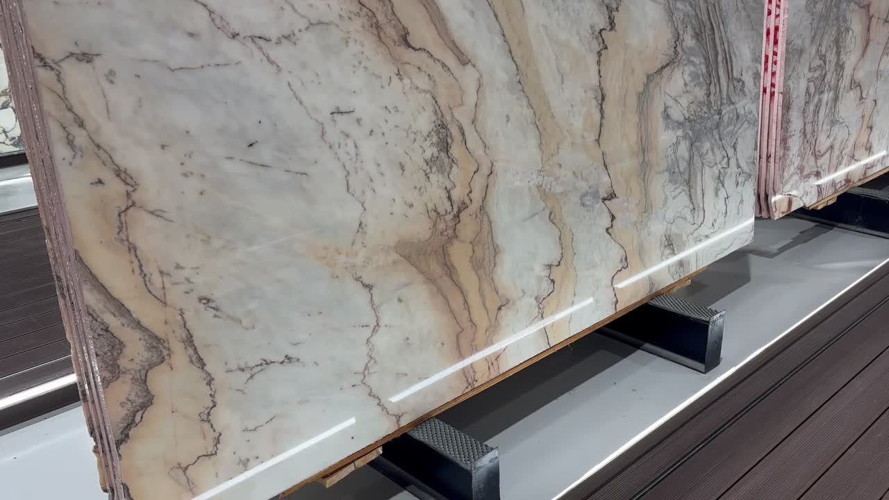 Calacatta Pink Marble Slabs
