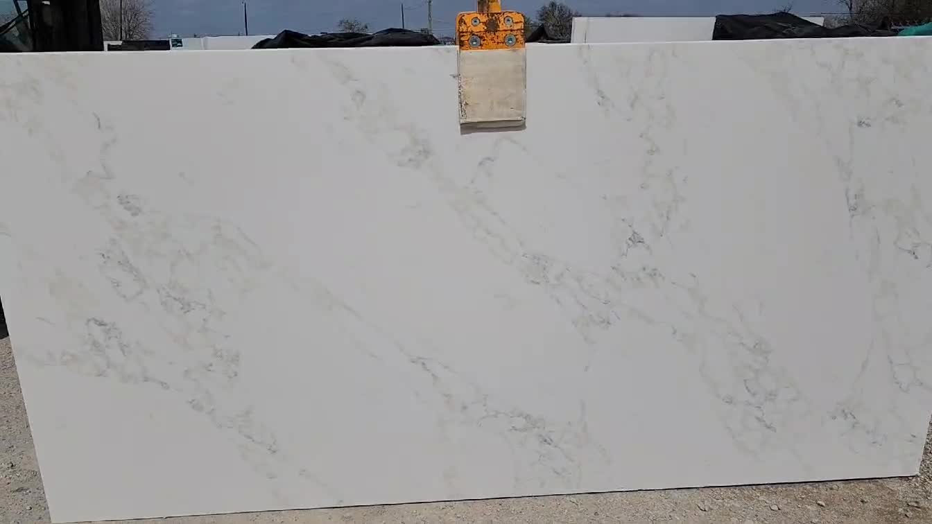 Calacatta Caldia Honed Quartz Slabs
