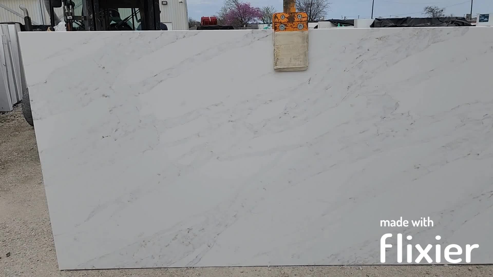 Calacatta Oro Polished  Quartz Slabs