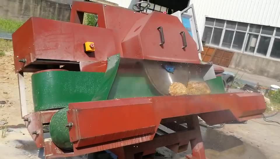 Thin Stone Veneer Saw With Return Conveyor