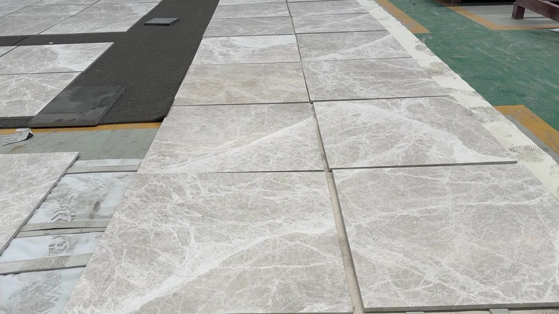 Storm Lighting Grey Marble Tiles For Flooring