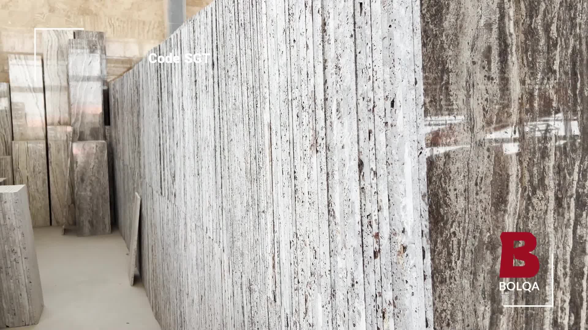 Iran Silver Travertine Tiles - SGT