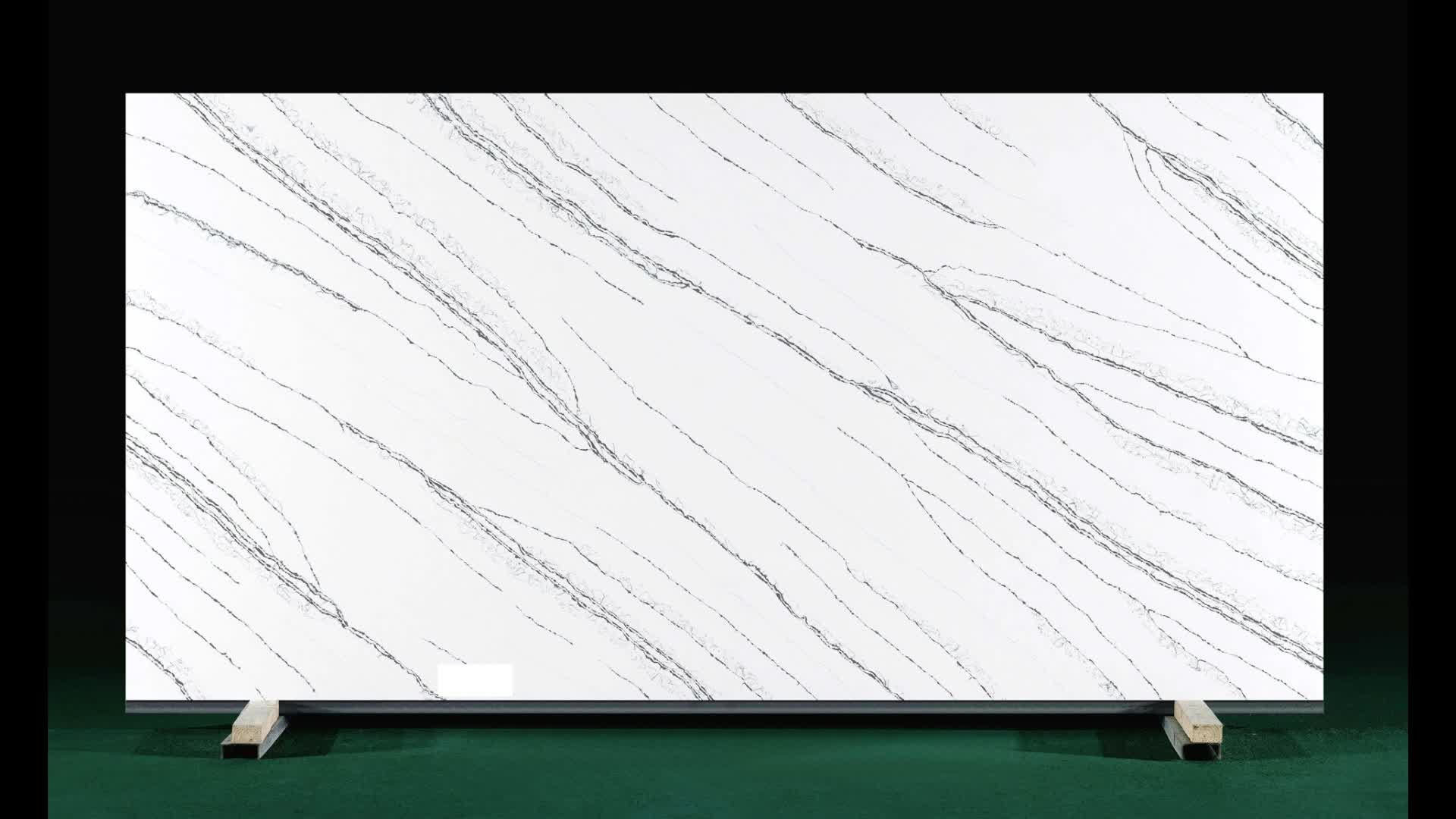 Free Silica Surface Slab,Zero Silica Quartz, Engineered Stone Slabs