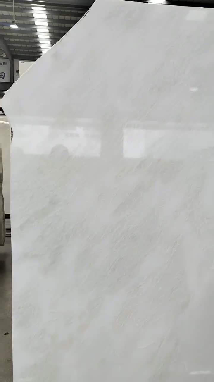 Namibia White Marble Rhino Marble Bianco Milan Marble Slabs